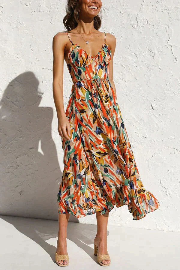 Josefine™ | Abito midi colorato