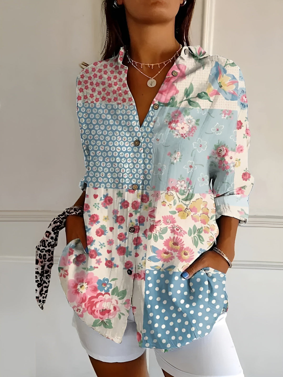 Elara™ | Blusa Stampe Iconiche