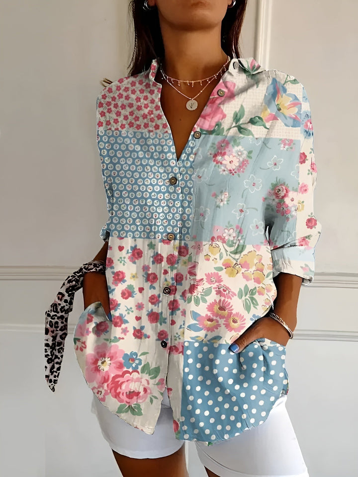 Elara™ | Blusa Stampe Iconiche