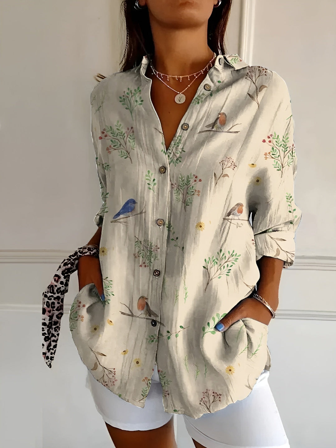 Elara™ | Blusa Stampe Iconiche