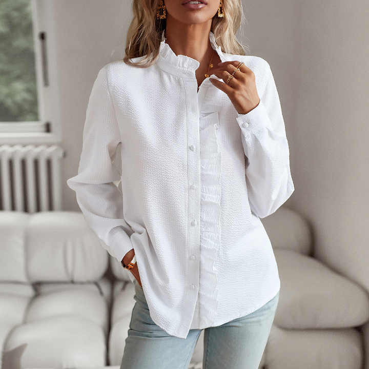 Belle™ | Blusa Moderna con Volant