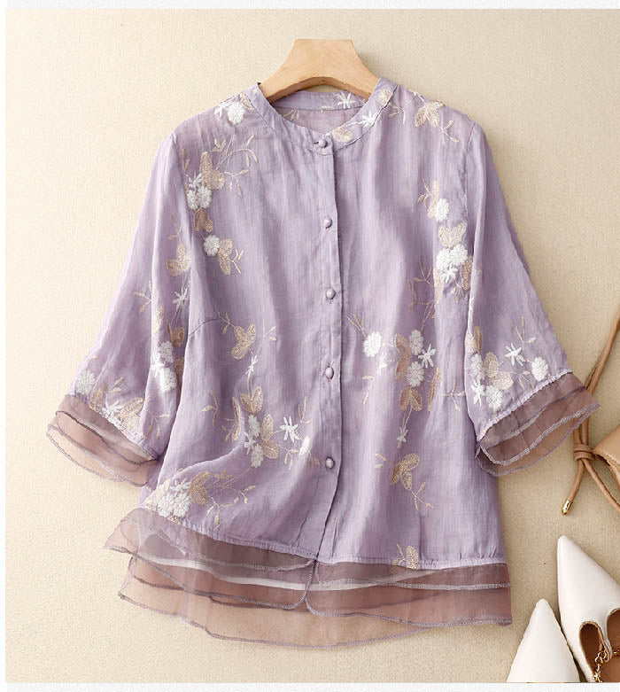 Duina™ | Blusa Ricamata Elegante