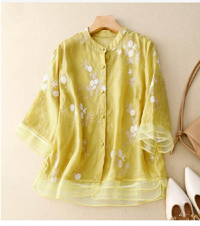 Duina™ | Blusa Ricamata Elegante