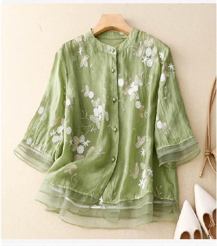 Duina™ | Blusa Ricamata Elegante